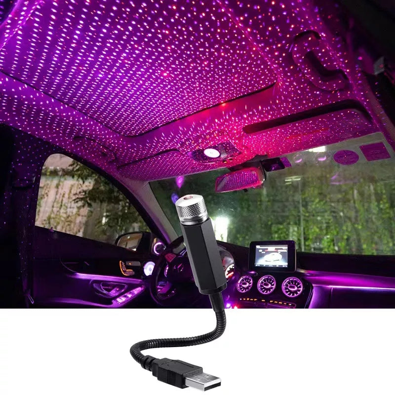 Star Decoration Light for Car Interior – LED Ambient Mood Lights (USB Powered)