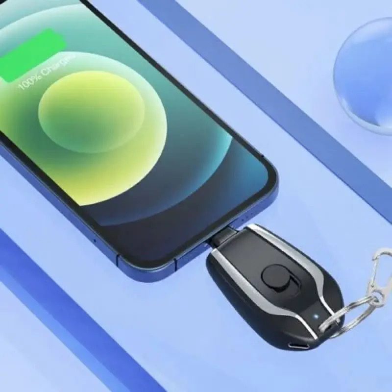 Portable Keychain Charger – Fast Charging for iPhone & Android