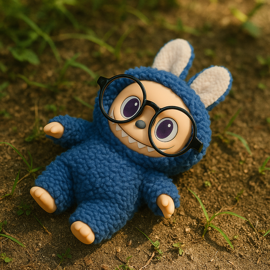 Labubu Furry Bunny-Monster – Limited Plush with Removable Glasses (Collector’s Edition)