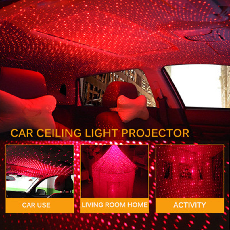 Star Decoration Light for Car Interior – LED Ambient Mood Lights (USB Powered)