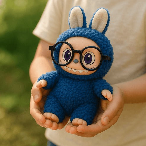 Labubu Furry Bunny-Monster – Limited Plush with Removable Glasses (Collector’s Edition)